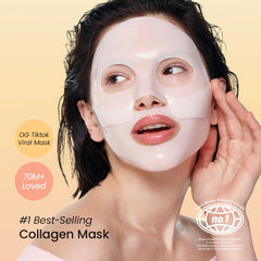 Bio-Collagen Real Deep Mask - Hydrating Overnight Hydrogel Mask, Pore Minimizing