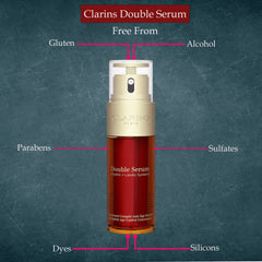 Clarins Double Serum Complete Age Control Concentrate – 50ml | Anti-Aging Hydration Boost