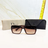 Dior 6067 Oversized Square Sunglasses – Brown Gradient