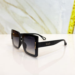 Dior 23020BL Oversized Square Sunglasses – Black Gradient