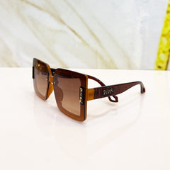 Dior 23020 Oversized Square Sunglasses – Gradient Brown