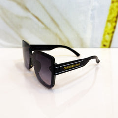 Christian Dior Black 6019 Oversized Sunglasses