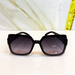 Christian Dior Black 6019 Oversized Sunglasses