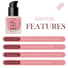 NARS Liquid Blush for a Radiant, Long-Lasting Glow