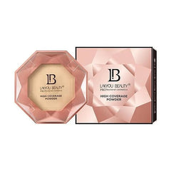 Lakyou Beauty High Coverage Face Powder SPF 30 – Matte Finish | Oil Control & Long Wear