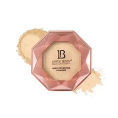 Lakyou Beauty High Coverage Face Powder SPF 30 – Matte Finish | Oil Control & Long Wear