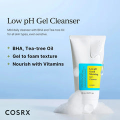 BHA Face Wash - Gel Face Cleanser - Daily Mild Face Cleanser by Cosrx