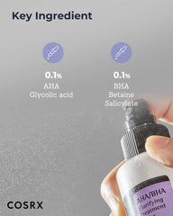 AHA/BHA Clarifying Treatment Toner - Whiteheads, Pores, & Uneven Skin, Korean Toner