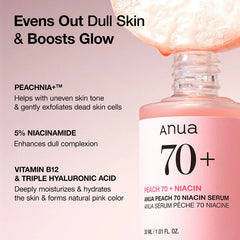 Peach 70 Niacin - Daily Clean,Dark Spot - Face Hydrating, Facial Serum for Oily Skin