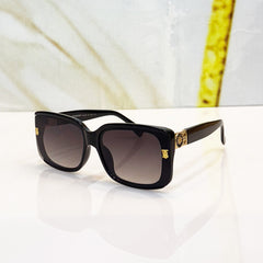 Burberry Double Shade Oversized Square Sunglasses 3341 Black